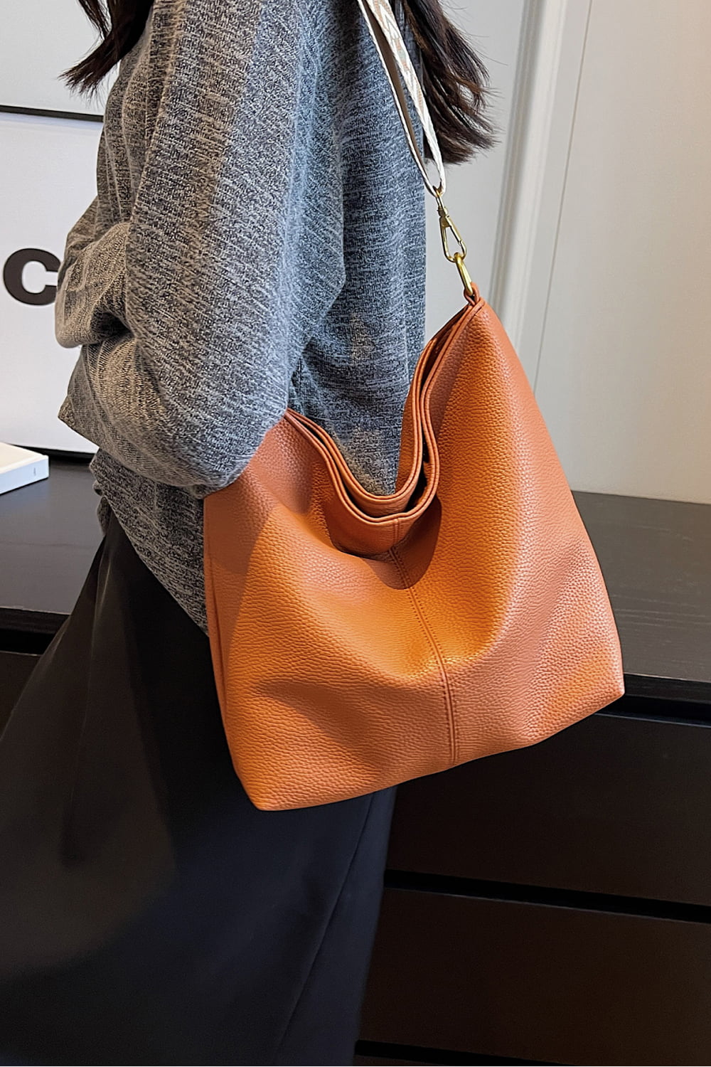 Baeful PU Leather Shoulder Bag